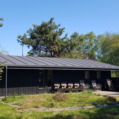 Lægning af nyt tagpap på et sommerhus i Vig og omegn